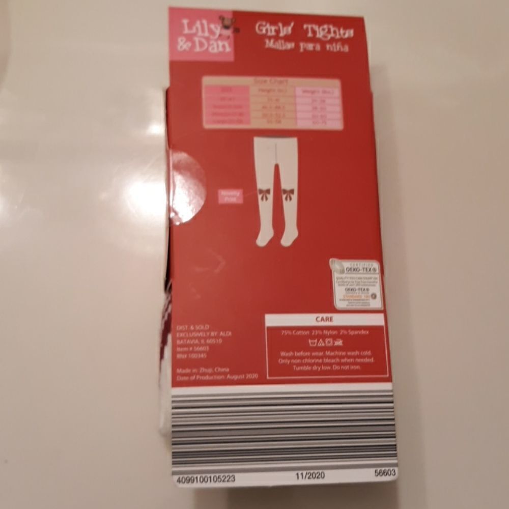 Lily & Dan Girl's Tights - Picture 2 of 4